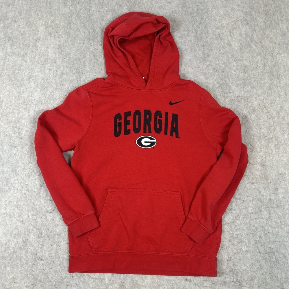 University of Georgia Youth Nike  Hooded Sweatshirt Size XL UGA Bulldogs